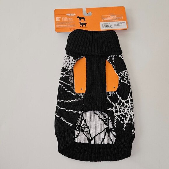 NEW Spiderweb Sweater Dog Cat Pet Halloween Costume Size Small (Up to 20 lbs) - Picture 6 of 7